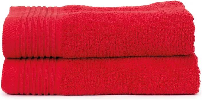 The One Towelling 2-PACK: Handdoek Basic - 50 x 100 cm - Red