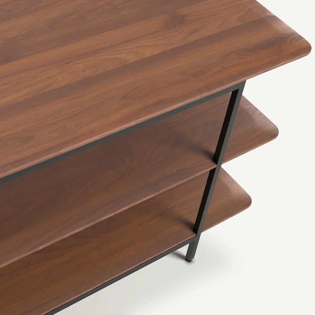 Notenhouten hifi-tv-meubel, Jacobson