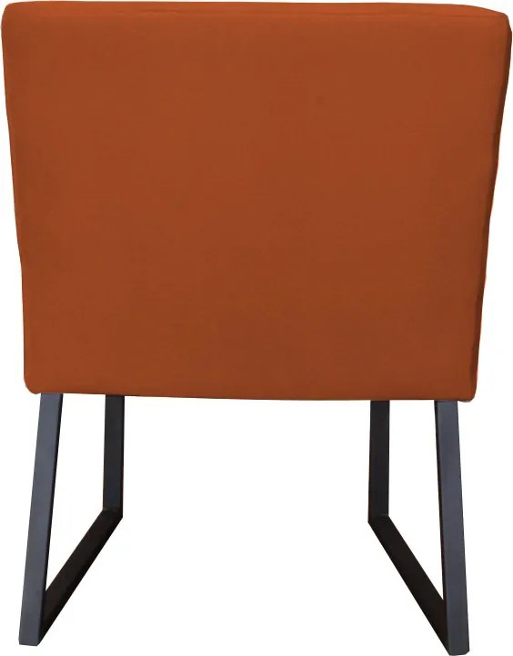 Eetkamerstoel - Amsterdam - geschikt voor ronde tafel - stof Element koper 09