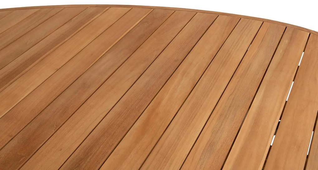Taste by 4 Seasons Corsica teakhouten tuintafel met rond blad Ø 160 cm SALE  Tuintafel    houtkleur weerbestendig