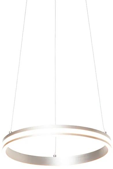 Design hanglamp staal incl. LED 3-staps dimbaar - Navara Design rond Binnenverlichting Lamp