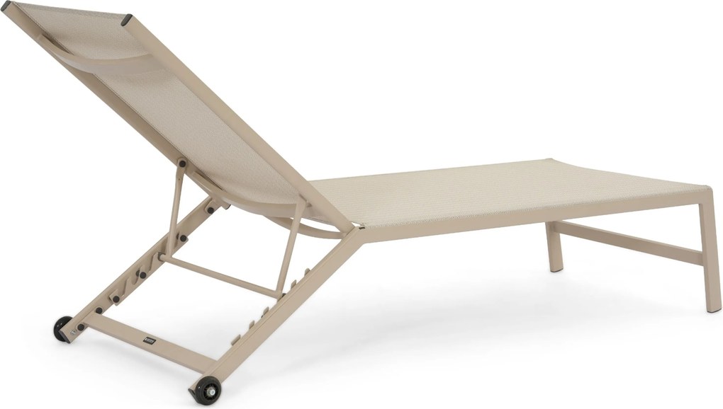 Lifestyle Garden Furniture Lento Ligbed Verstelbaar Textileen Zand/Beige