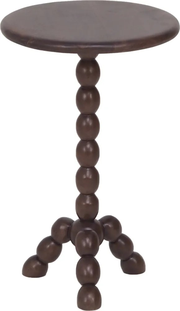 Houten Bijzettafel - 35 X 35cm.