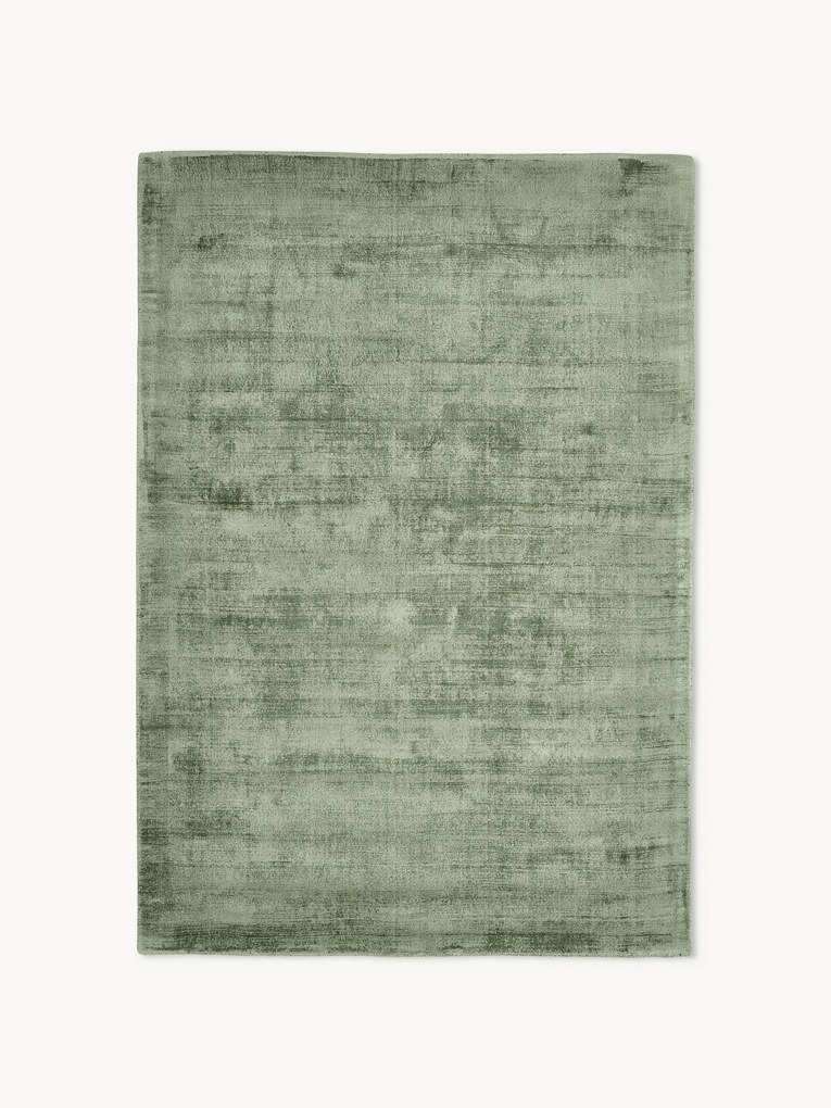 Handgeweven viscose vloerkleed Jane