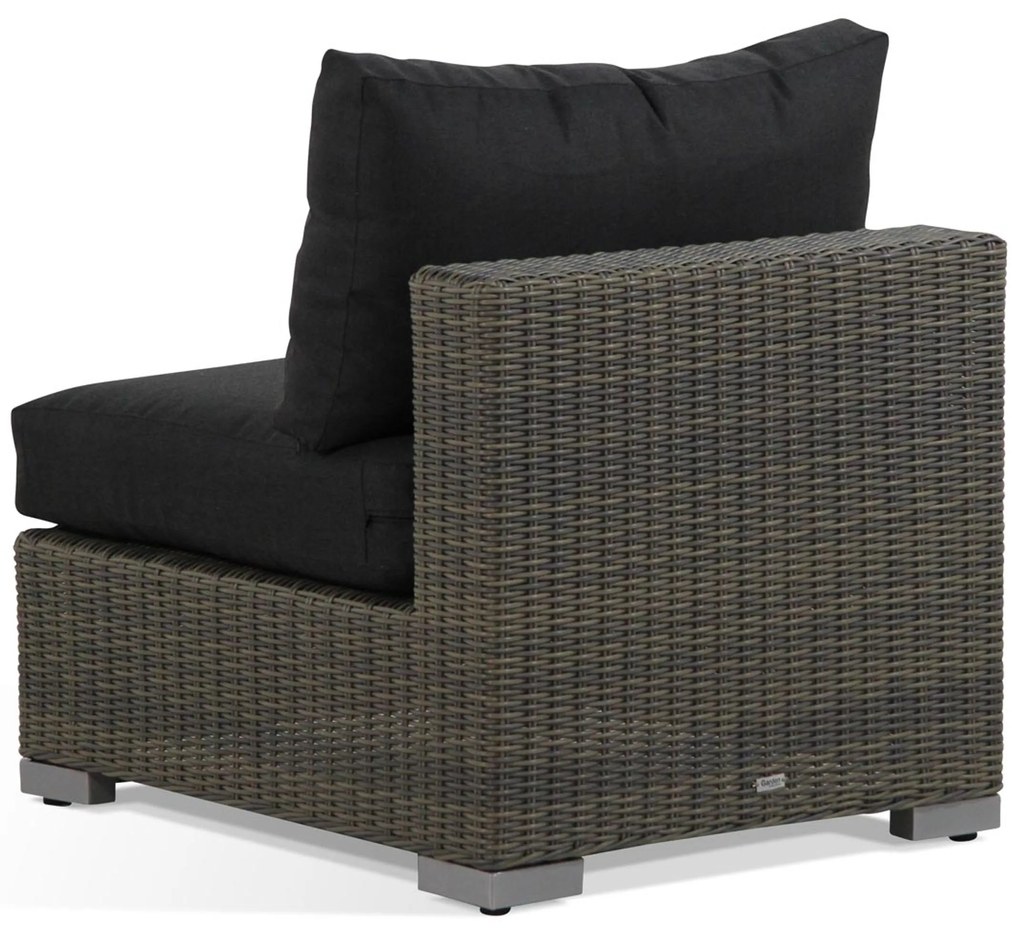 Hoek loungeset 5 personen Wicker Taupe Garden Collections Toronto