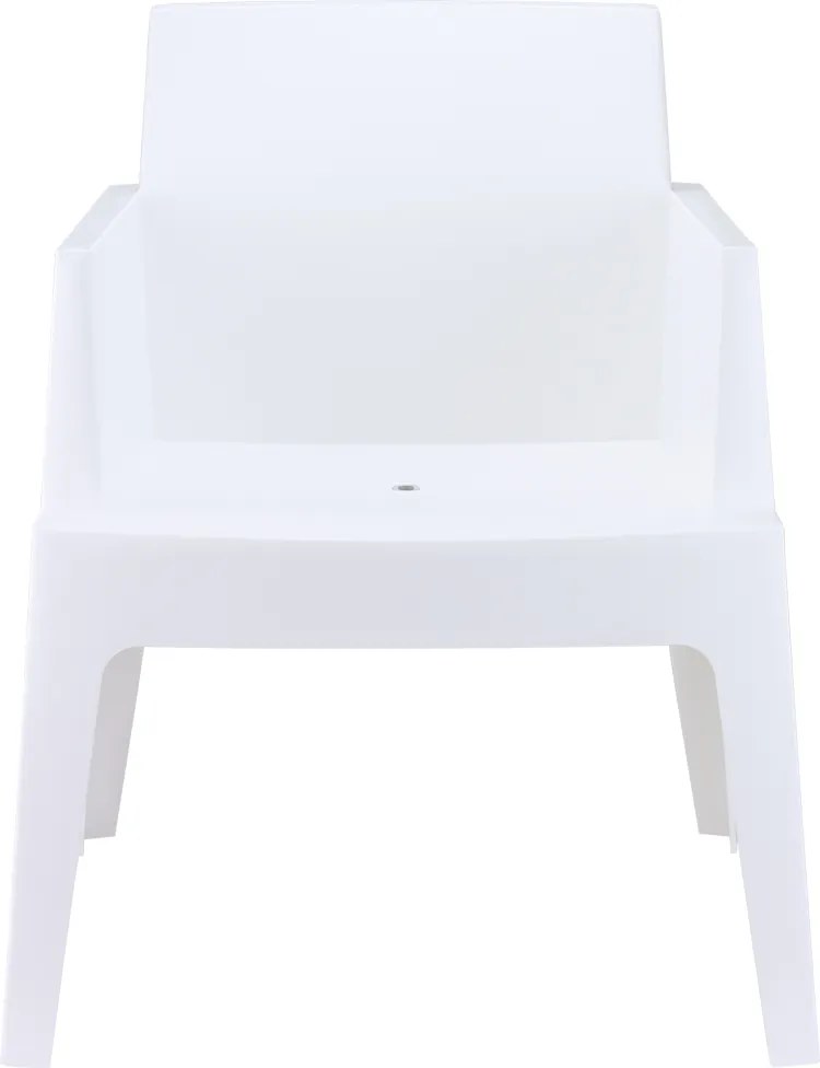 Garden Impressions Box tuinstoel the original wit - 4 stuks