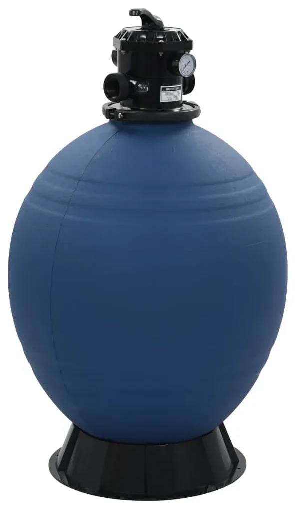 vidaXL Zwembadzandfilter met 6-positie ventiel 660 mm blauw