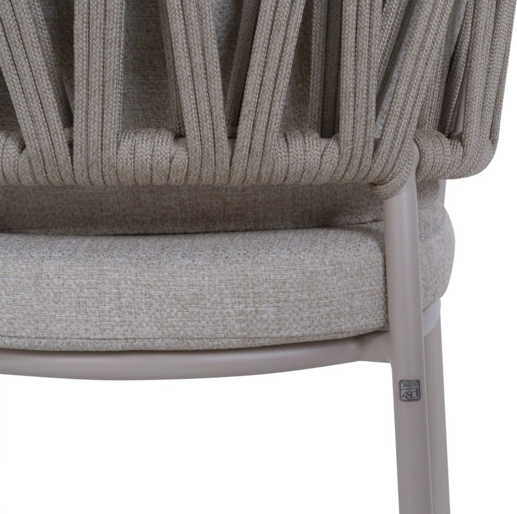 4 Seasons Outdoor Seasons Calma High Dining LOFT With Cushions Aluminium/rope Taupe