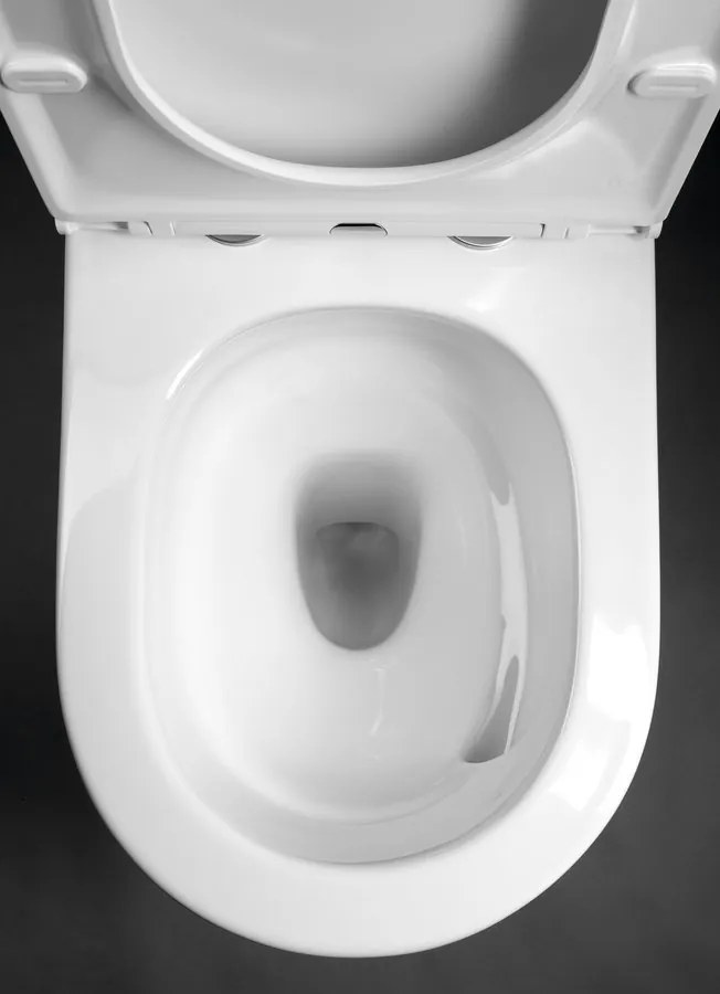 Sapho Avis staand toilet randloos met vortex spoeling wit glans