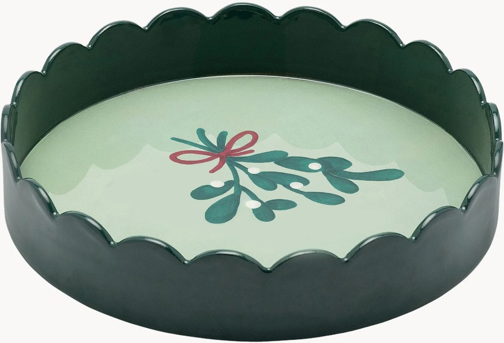 Handgemaakt dienblad Mistletoe