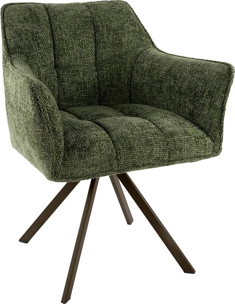 Draaibare Eetkamerstoel Groen