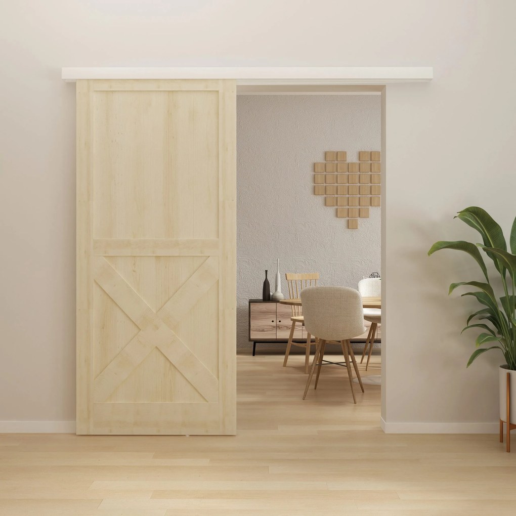 Schuifdeursysteem Modern Wit 200cm