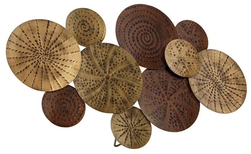 Art Deco wandlamp antiek goud 71 cm - Kelly