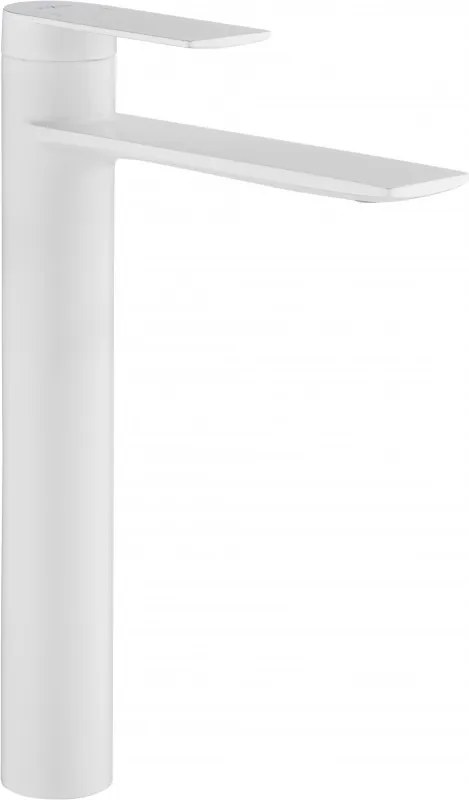 Mexen Zero hoge wastafelkraan, wit - 71110-20