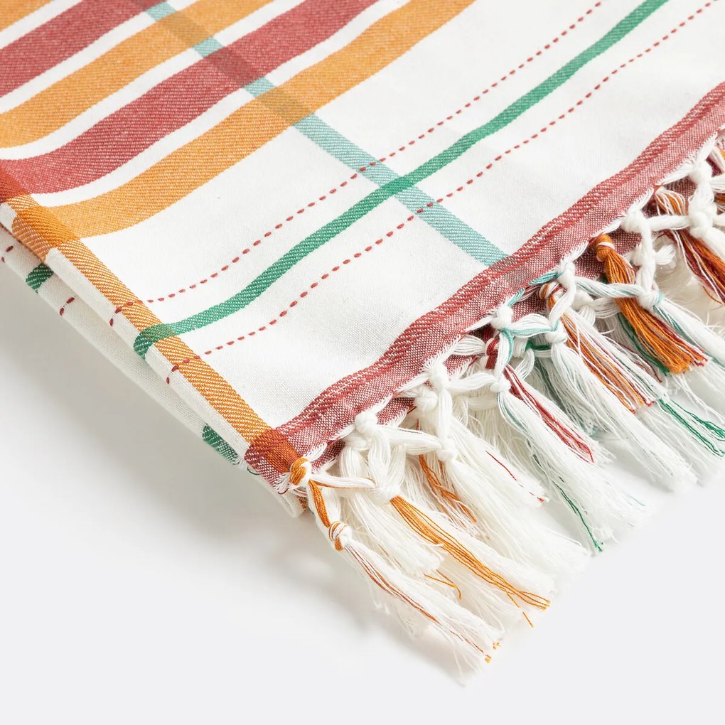 Fouta XL strepen, geweven katoen geverfd, Socco