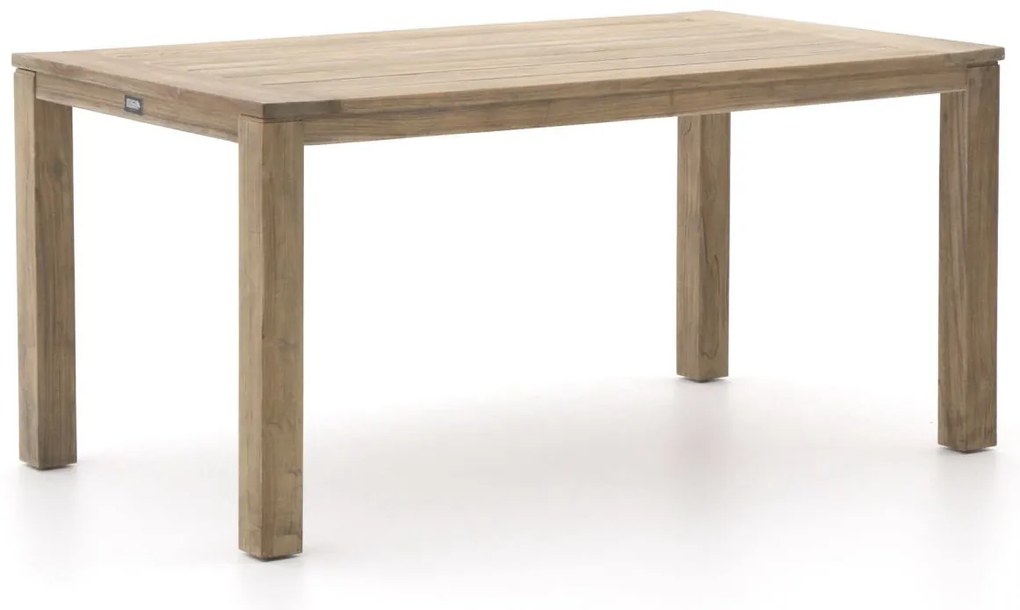 Tuin eettafel ROUGH | Rechthoekig  | Tuintafel Teakhout | 160x90cm | 4 personen | Kees Smit Tuinmeubelen