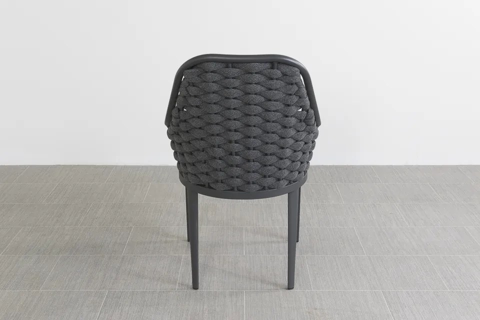 Lucca dark grey/Verona antraciet 220 cm. tuinset - 7-delig