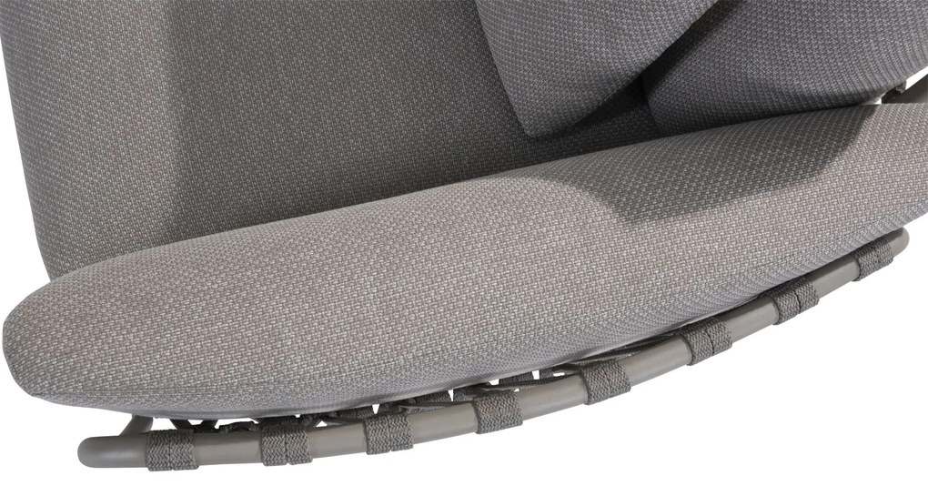 4 Seasons Outdoor Evolve hoekbank XL met Plato tafel(s) SALE Loungebank   antraciet weerbestendig