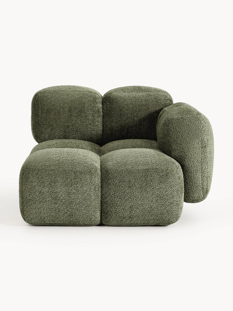 Hoekmodule Tayla van teddy bouclé