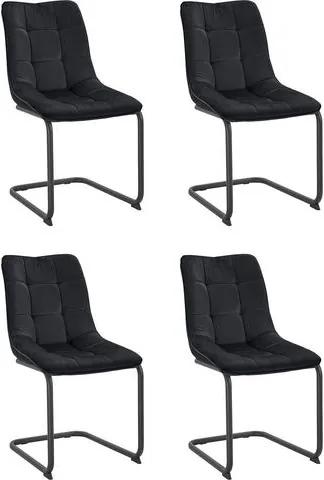 Vrijdragende stoel »JENNY 1 S« (set van 2 of 4)