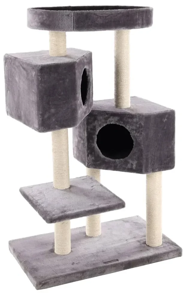 FLAMINGO Kattenmeubel Kresko 74x40x115 cm grijs