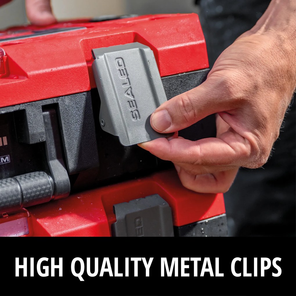 Einhell E-Case L met Wielen SEALED – IP65 Gereedschapskoffer op Wielen