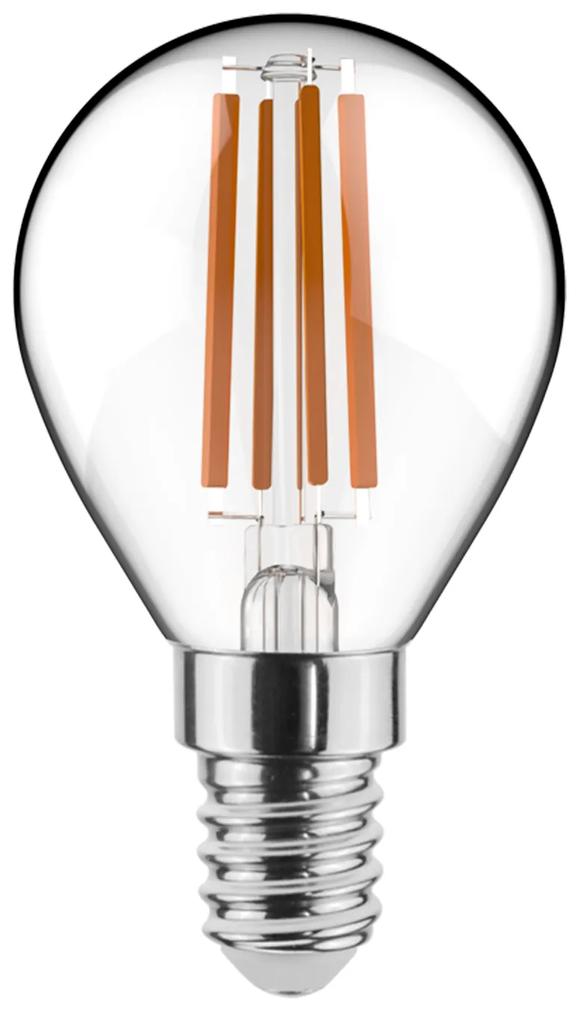 Lucent Filament LED Lustre 4.5W 827 P45 E14 Clear | Extra Warm White - Replaces 40W