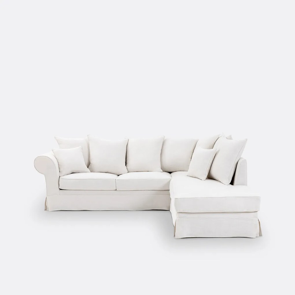 Hoekslaapbank Comfort Bultex® linnen, Adelia