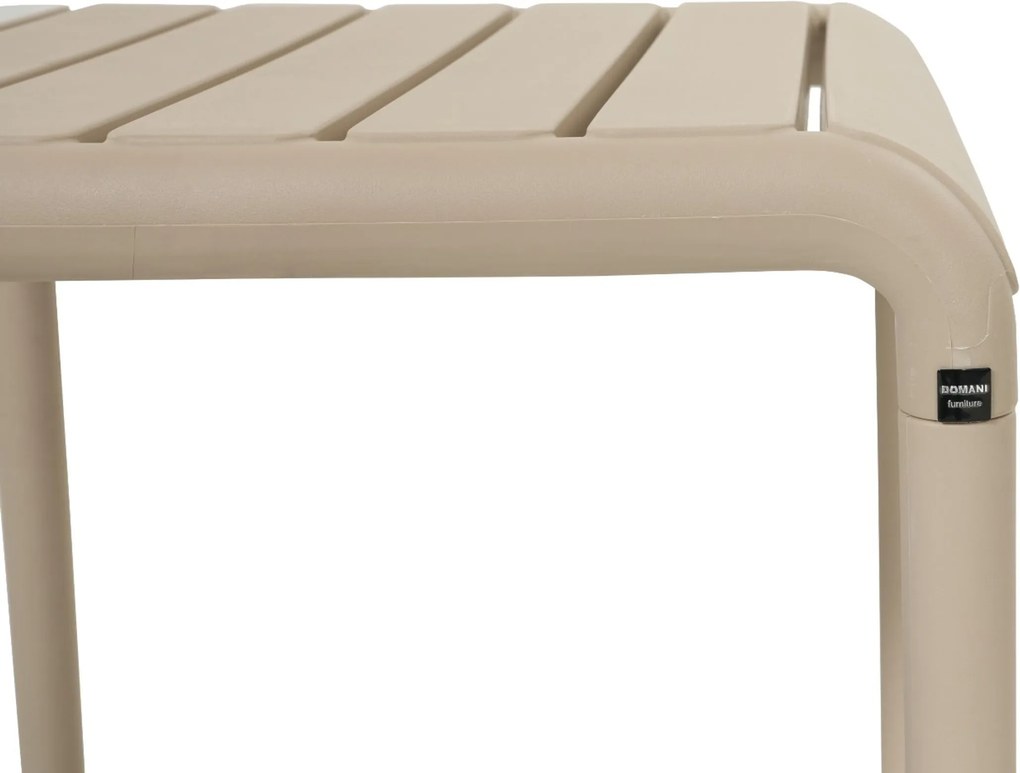 Bistroset 2 personen  Kunststof Zand/Beige Domani Furniture Alba