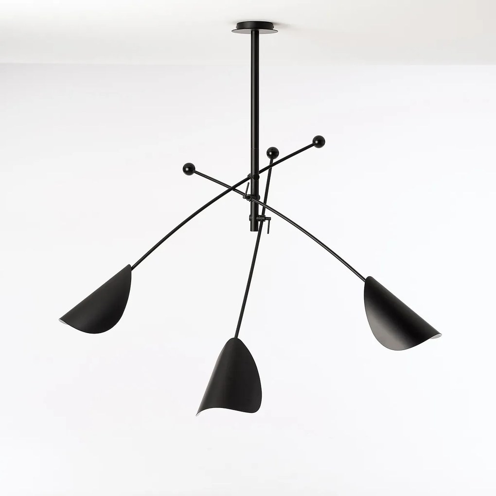 Hanglamp met 3 richtbare armen, Funambule