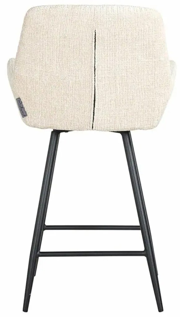 Richmond Interiors Linsey Luxe Counterstoel Met Zitkussen Beige Chenille