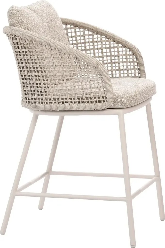 Taste by 4 Seasons Wave barstoel Linen Barkruk beige weerbestendig