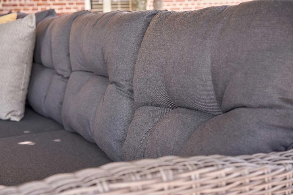Loungeset Wicker Grijs 6 personen Domani Furniture Seaton