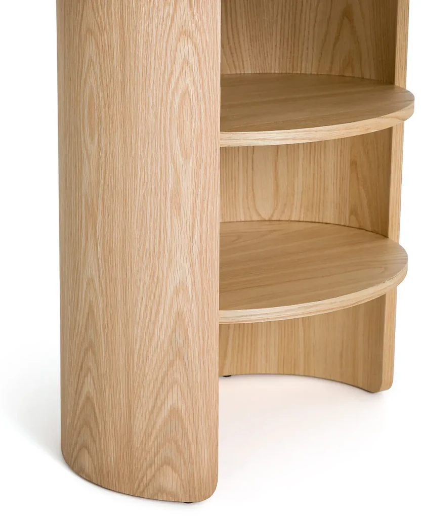 Bureau met organisch tafelblad in eik, Smith