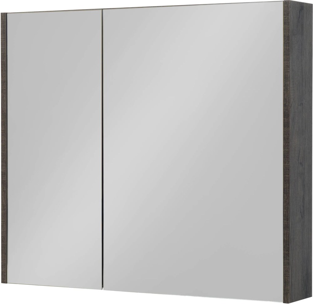 Saqu spiegelkast 80x14x70cm kasteel bruin