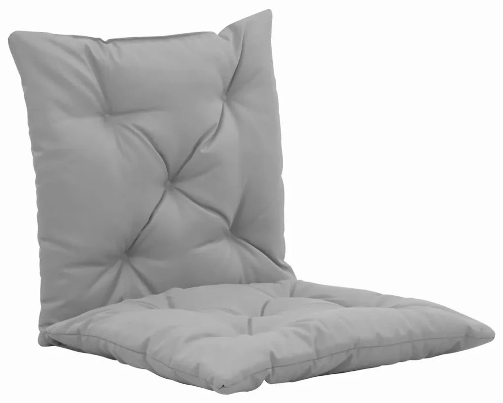 vidaXL Schommelstoelkussens 2 st 50 cm grijs
