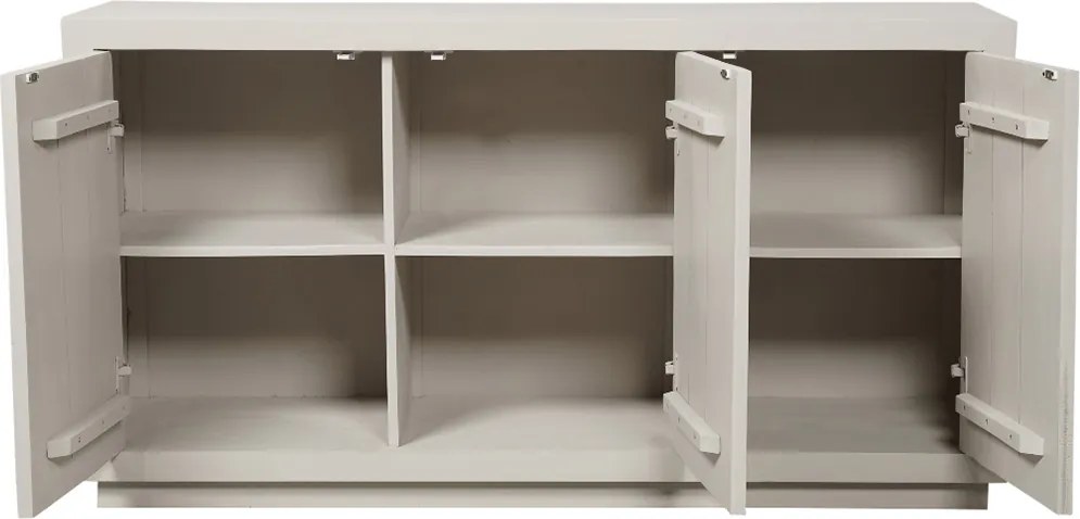 Starfurn Brussel Robuust Dressoir Beige Hout 150 Cm - 150x45x80cm.