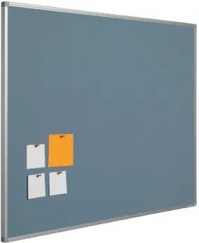 Prikbord bulletin 16mm blauw - 90x180 cm