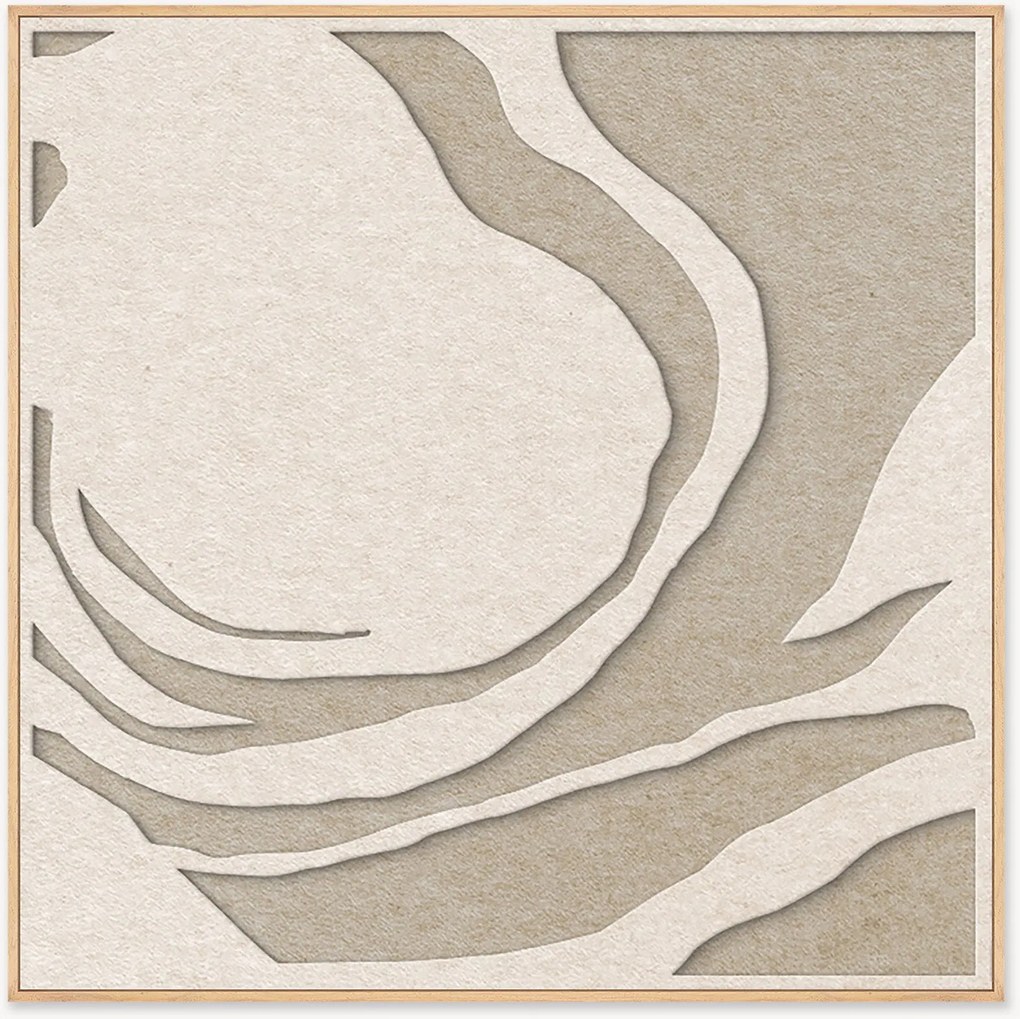 Ingelijste akoestische wanddecoratie Silent Whisper 1