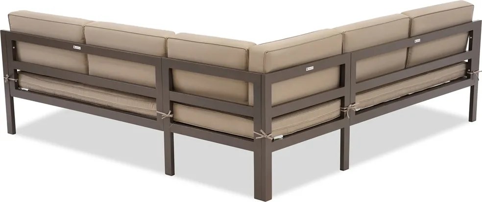 Tuinhoek voor 4 personen Porto Garden Point bruin