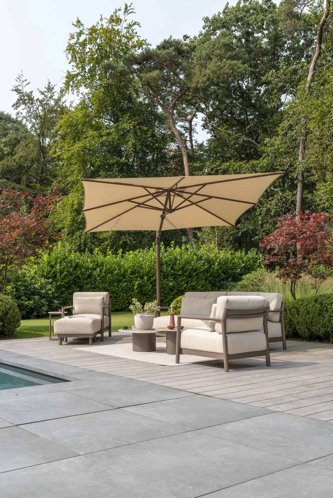 4 Seasons Outdoor Capresi loungestoel SALE  Loungestoel    antraciet weerbestendig
