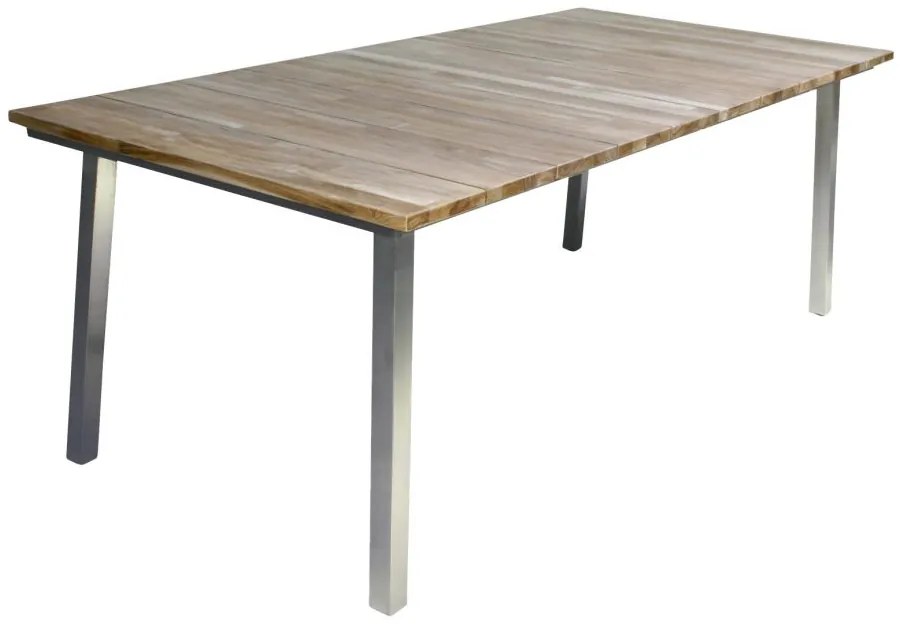 4 Seasons Outdoor | Maison tafel verlengbaar 210-280 cm (HOUTEN ONDERSTEL)  Tuintafel    houtkleur weerbestendig