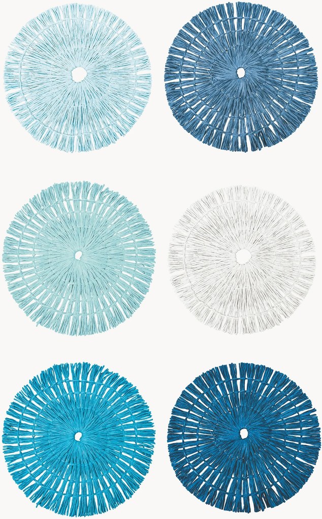 Handgemaakte placemats Tovaglietta, 6-delig