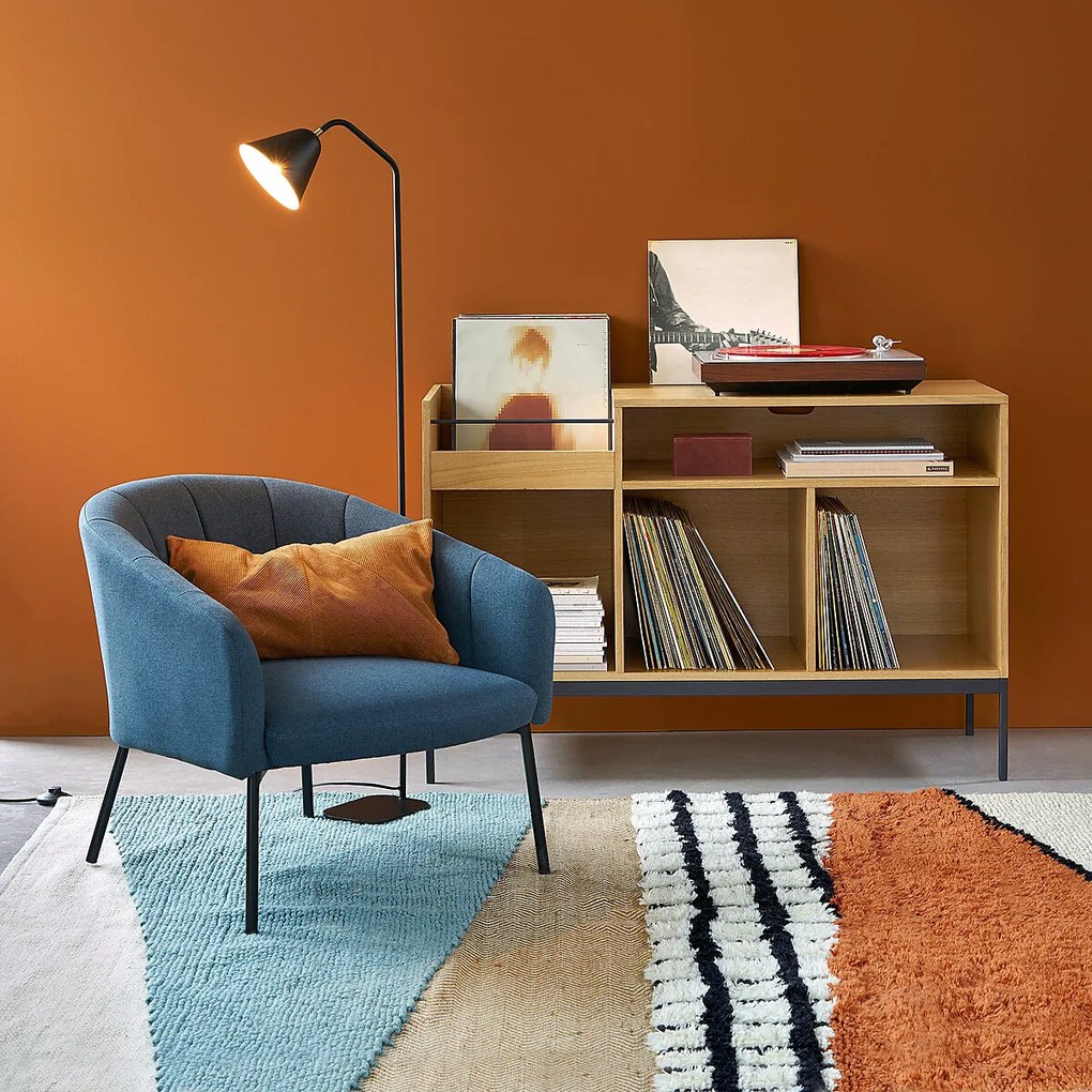 Vinyl meubel in eik, Compo