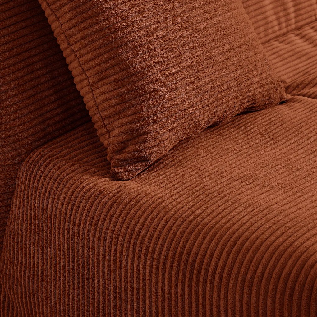 Slaapbank BZ, 10 cm schuim, ribfluweel, AVA