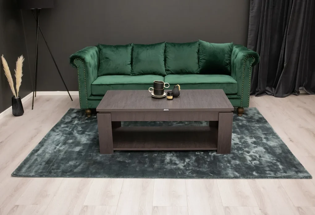 Jörn 3-Zitsbank - Greta - Groen - Fluweel - Jörn