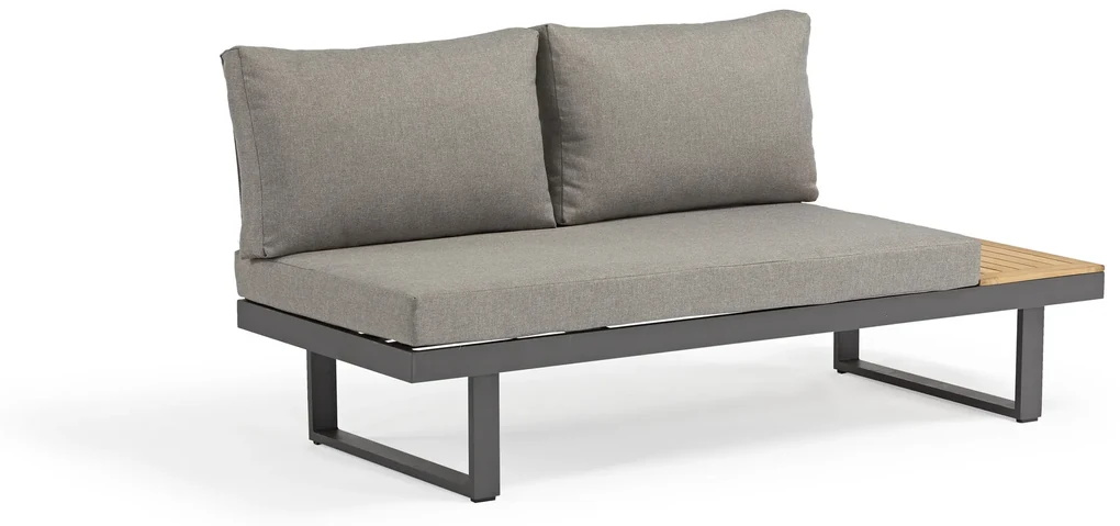 Garden Interiors Hoek Loungeset - Delphi - Acacia - Grijs - Garden Interiors