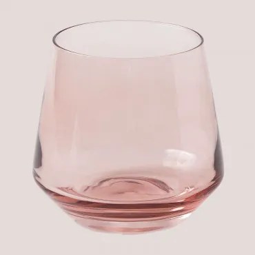 Set van 4 Glazen drinkglazen 38 cl Laisa ROZE - Sklum