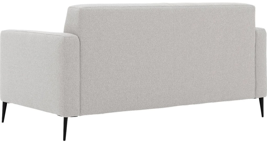Goossens  Key West lichtgrijs, stof, 2,5-zits, modern design