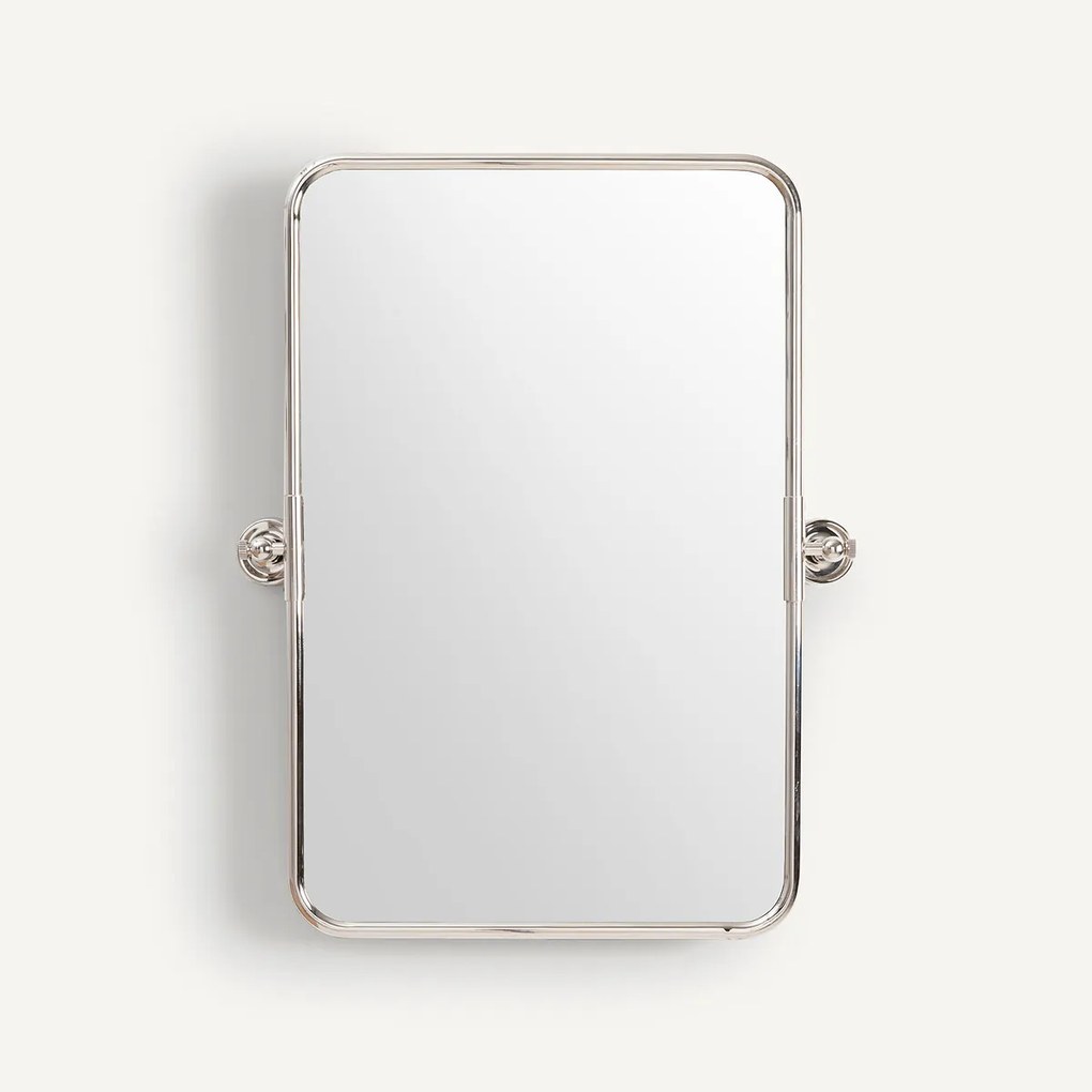 Chroom kantelspiegel H75,5cm Cassandre